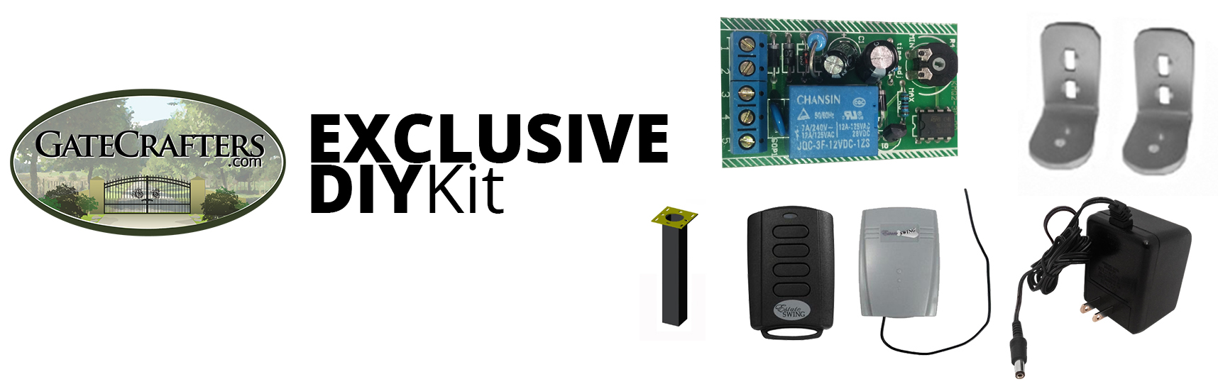 Apollo Gate Opener APOLLO 3501 Single Swing Gate Opener w/ Free DIY