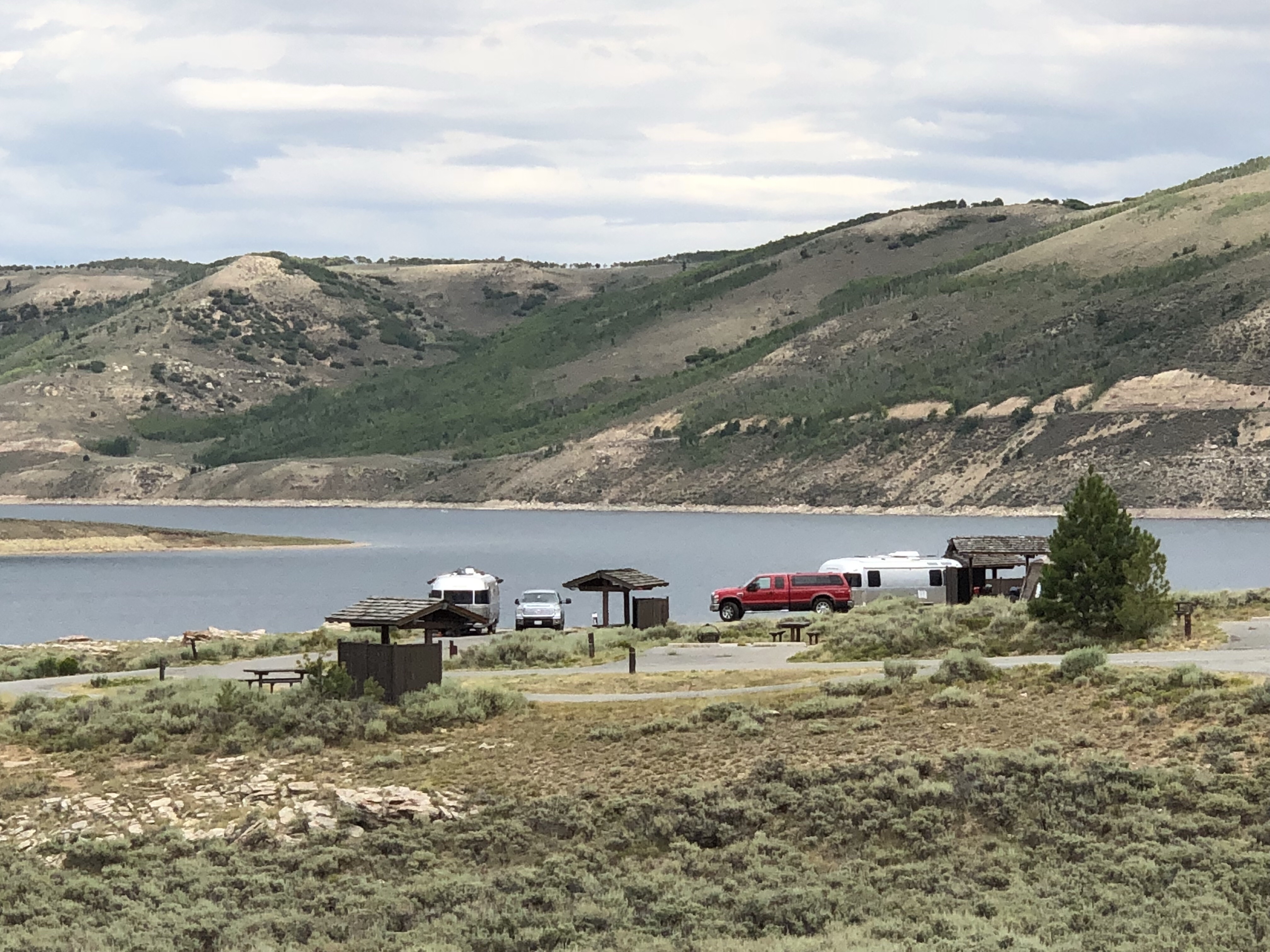 The Airstreams at Strawberry Reservoir, Utah Traveling with Ari ll