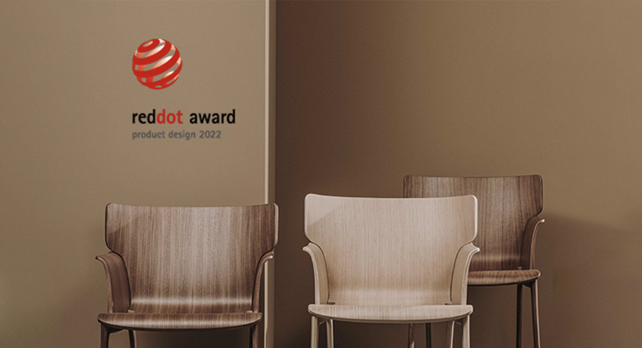 WDO Andreu World, awarded with two “Red Dot Design Award 2022”