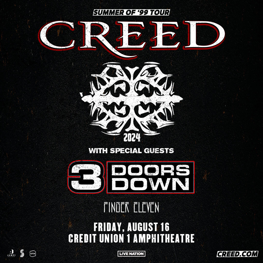 Creed Summer of ’99 Tour with 3 Doors Down & Finger Eleven 97.1fm