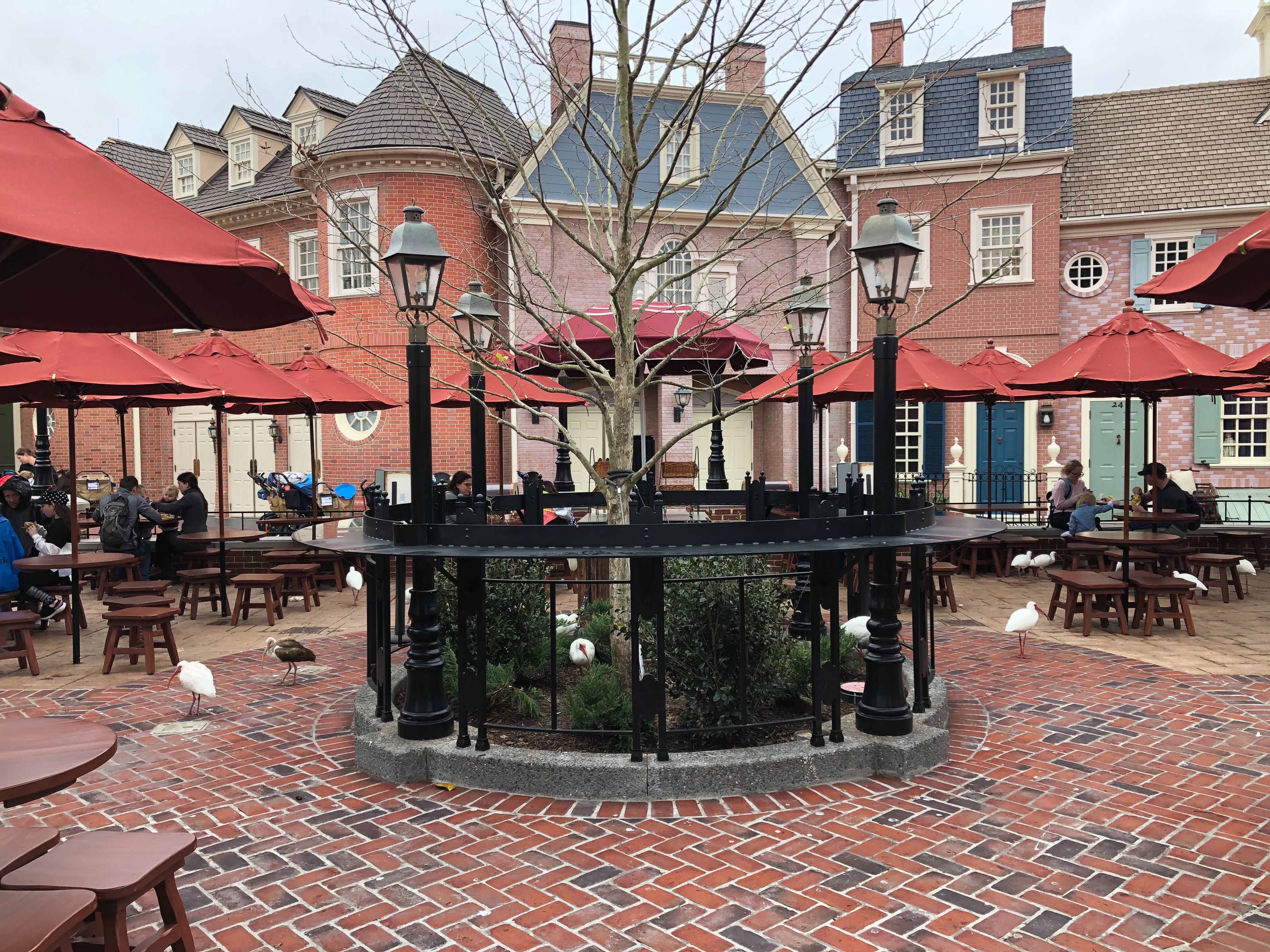 PHOTOS Liberty Square Market Adds New WalkUp Table Area at the Magic