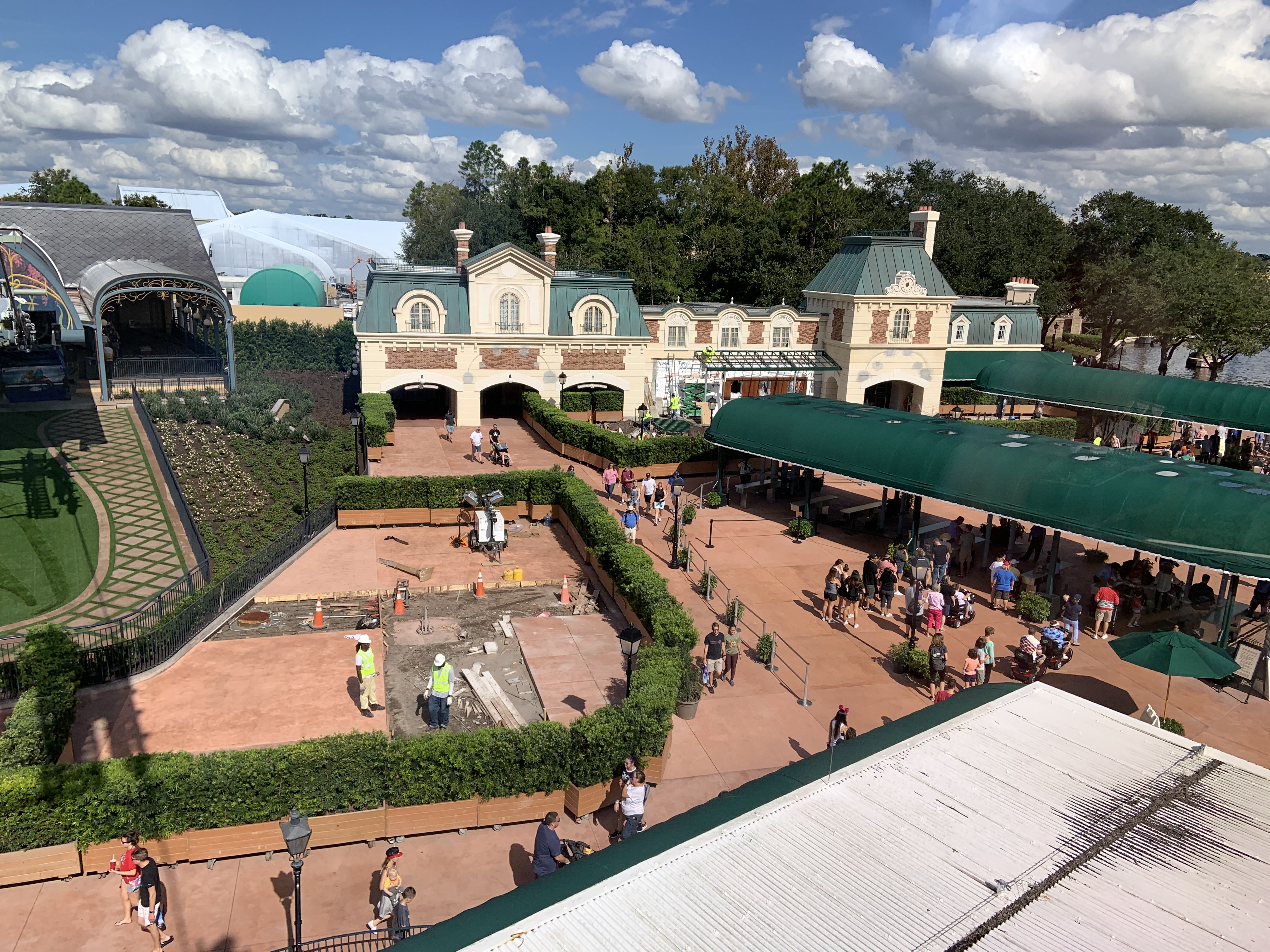 PHOTOS International Gateway Entrance Path Changes as Construction