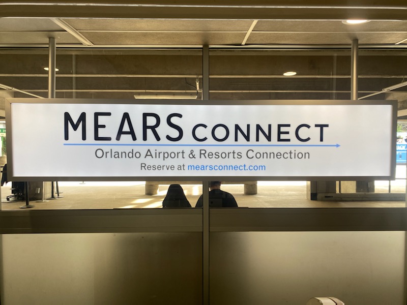 PHOTOS Mears Connect Signs Go Up in Orlando International Airport