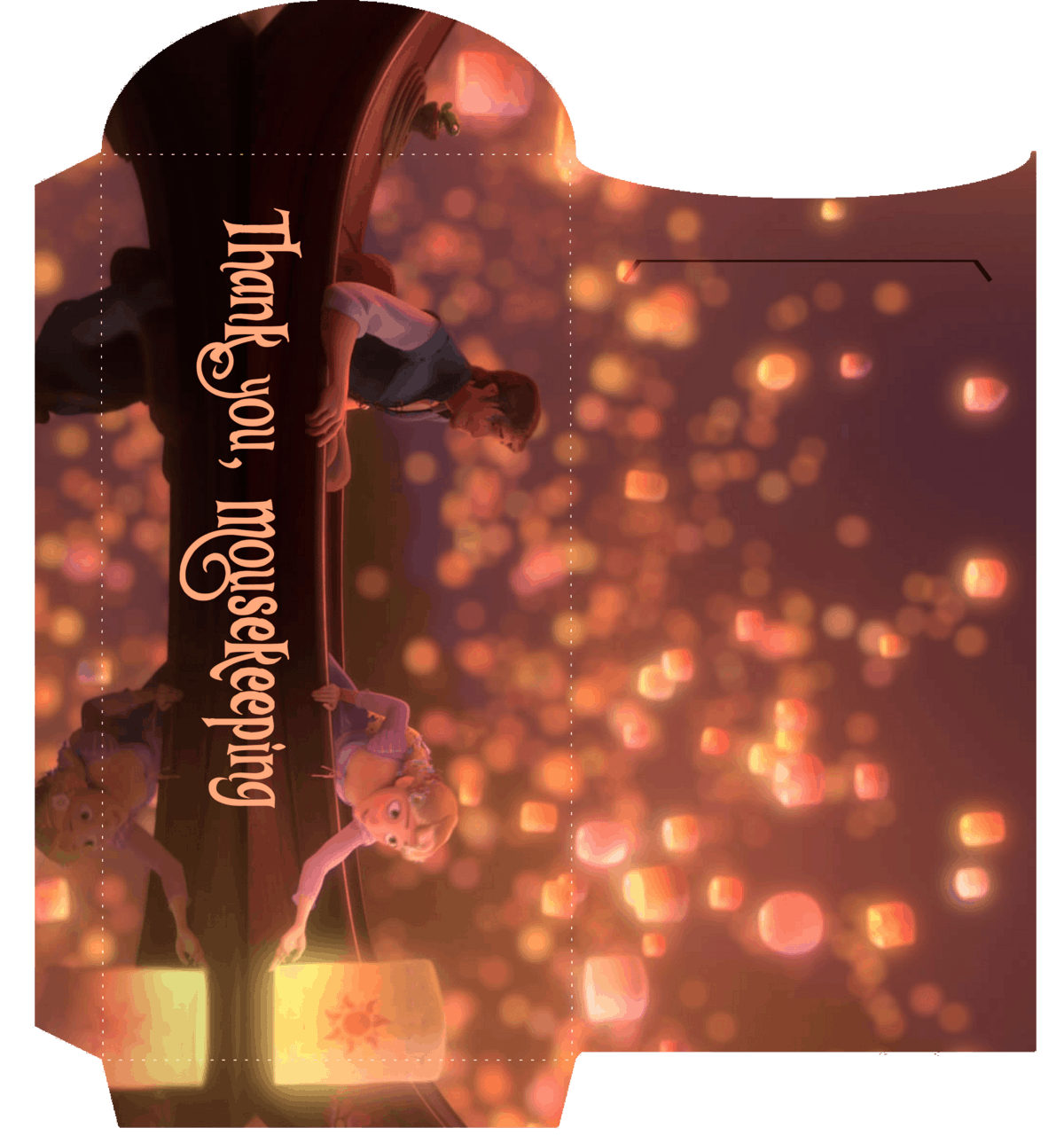 Printable, customizable (and cute!) Mousekeeping tip envelopes