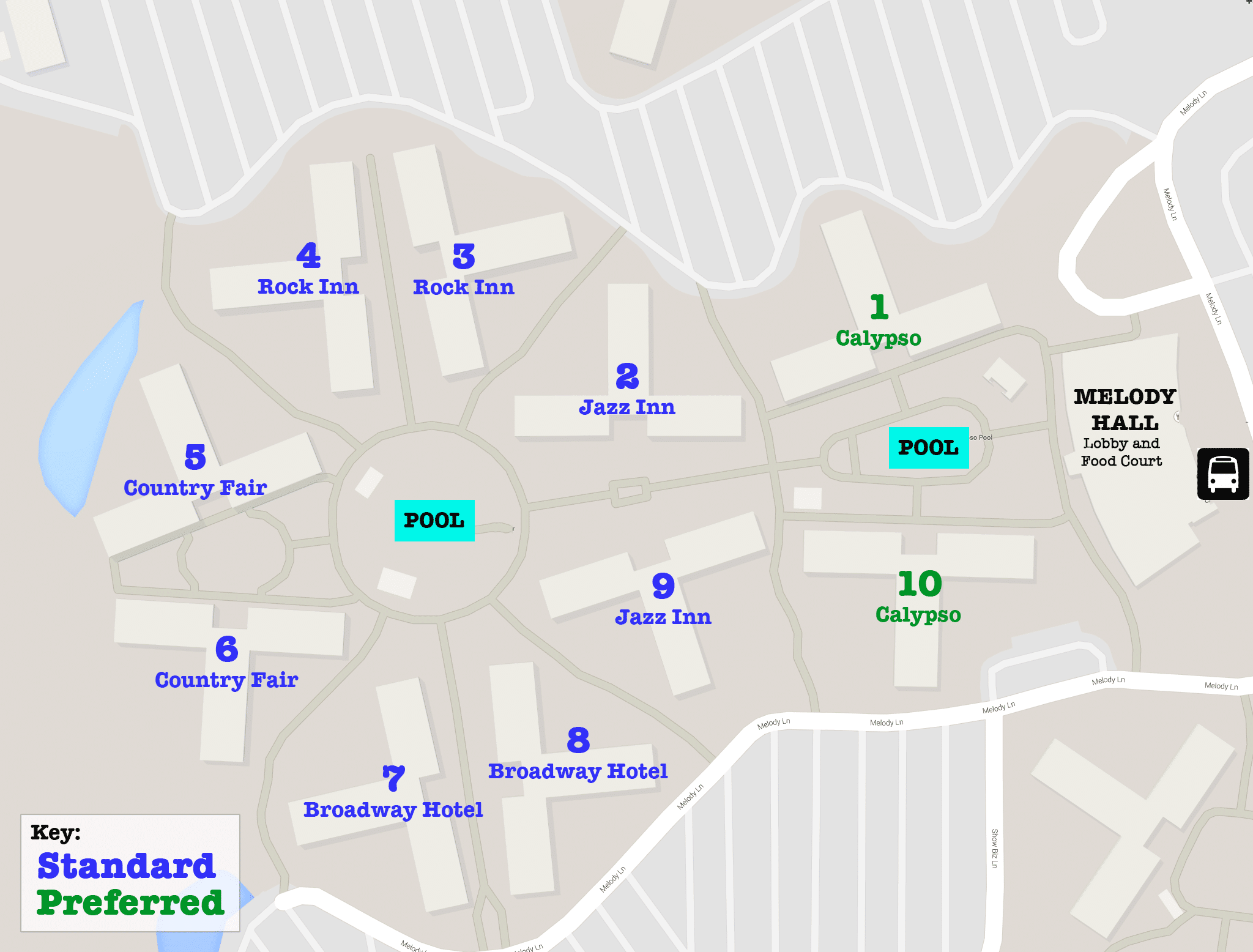 Disney's All-Star Music Resort Touring Plans