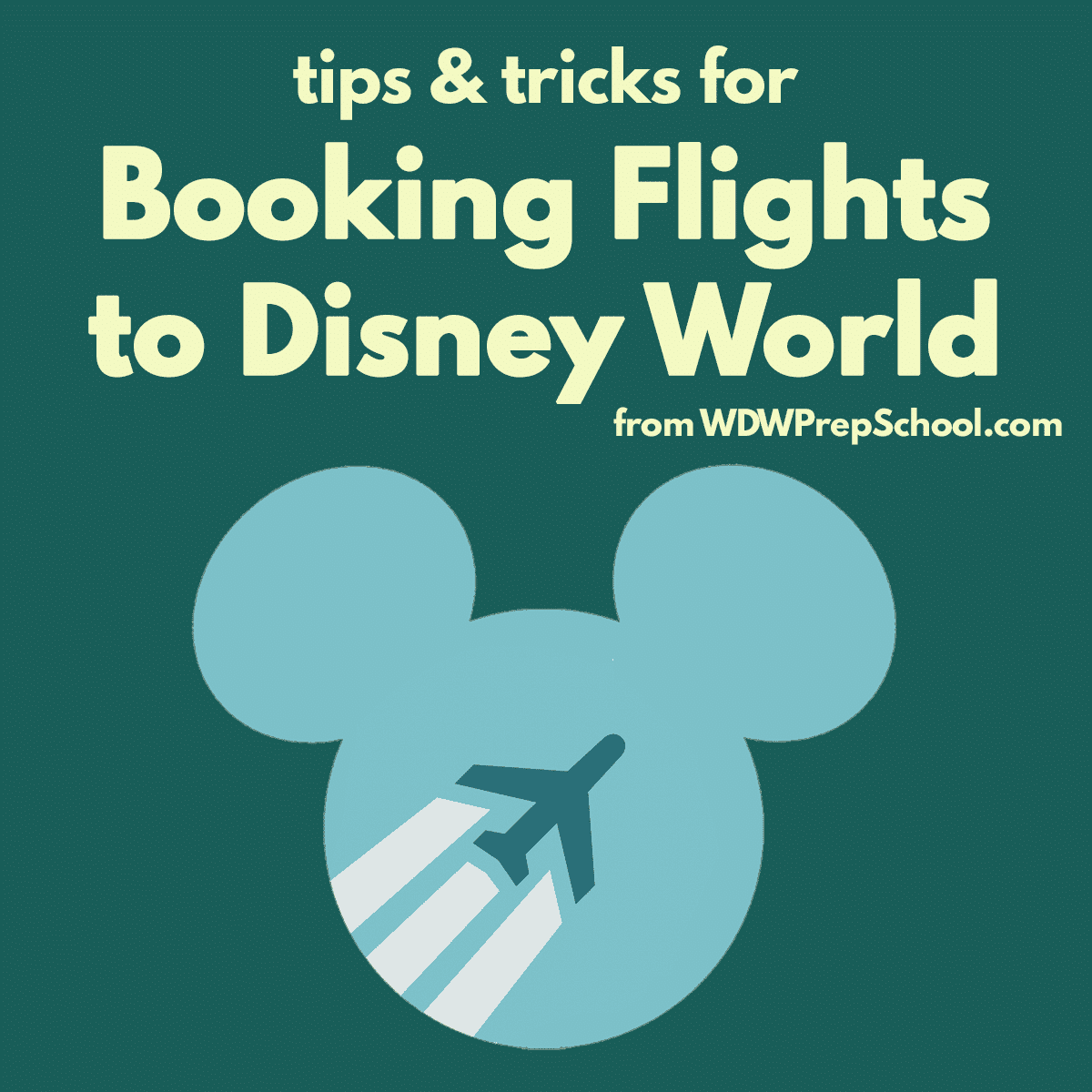 Finding the best flights for your Disney World trip