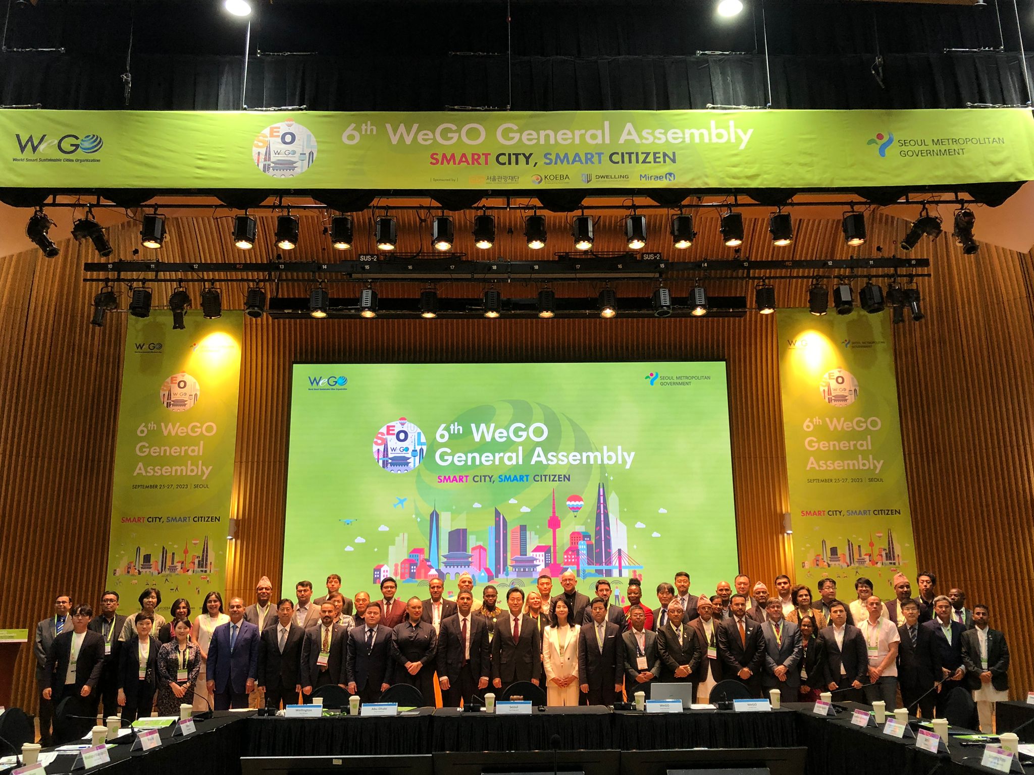 WeGO members gathered together during the 6th WeGO General Assembly in