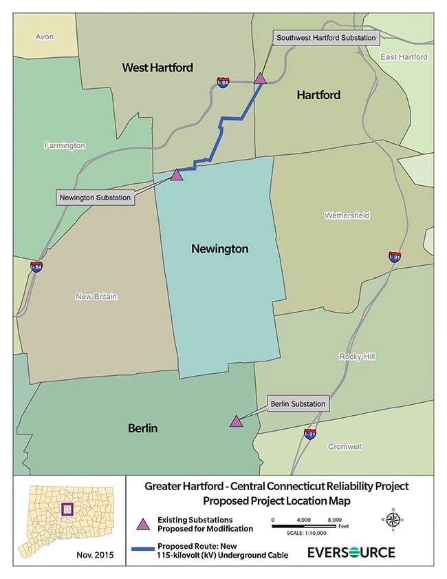 New Eversource Transmission Line To Pass Through West Hartford WeHa