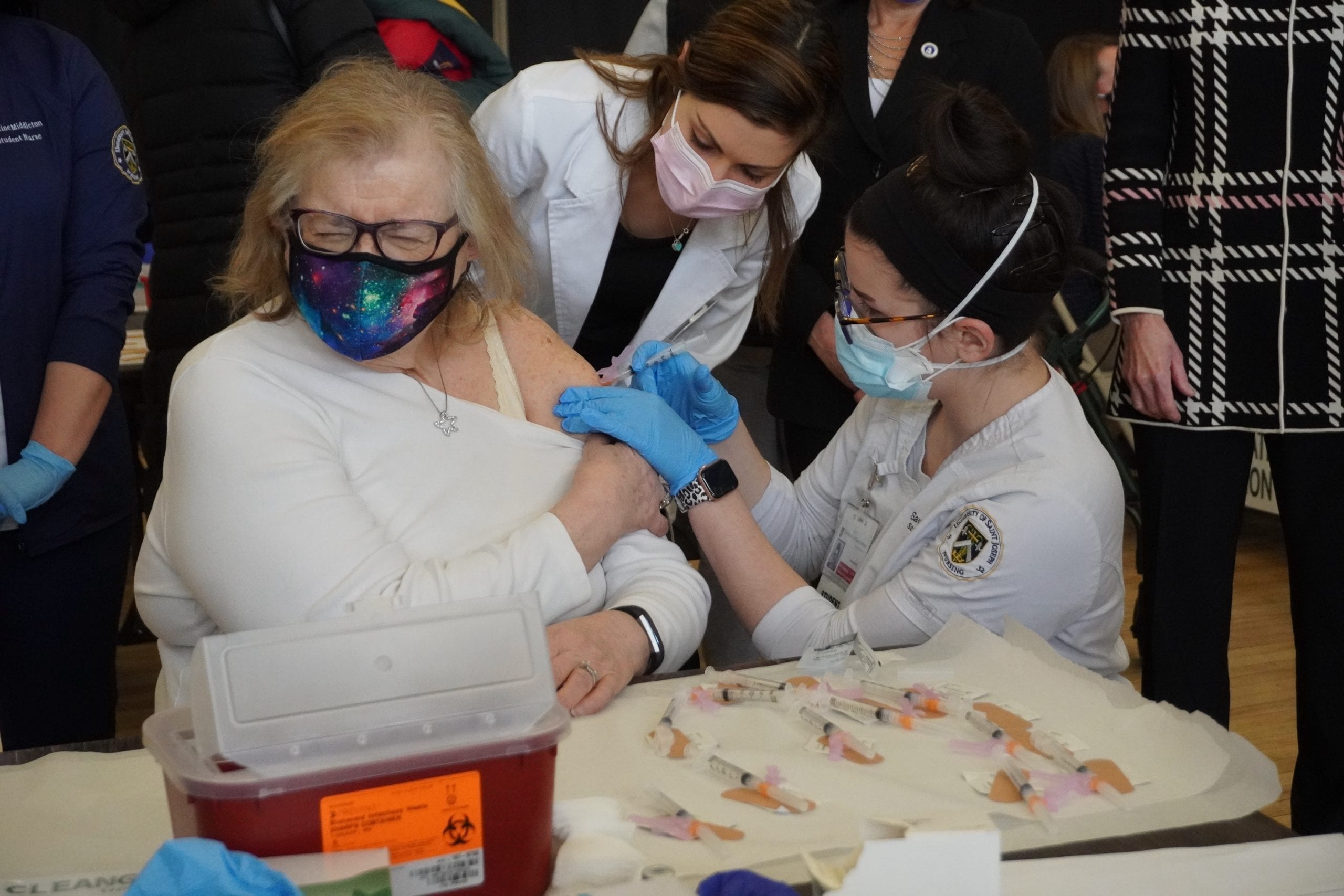 USJ Students Assisting West HartfordBloomfield Health District with