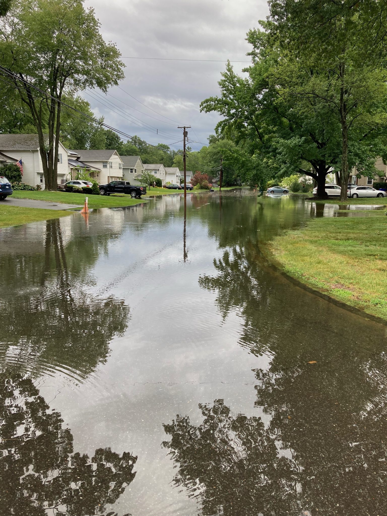 Flash Flooding Swamps West Hartford as Remnants of Fred Pass Through