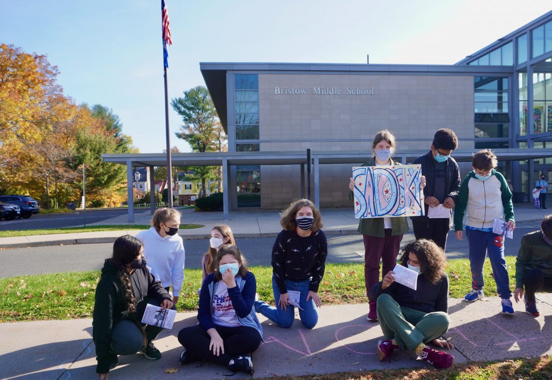 Bristow Middle School Students Bring Smiles to Veterans with Gift of