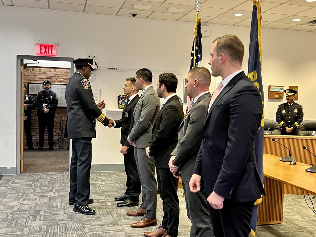 West Hartford Police 5 New Officers, Celebrate 2 Promotions