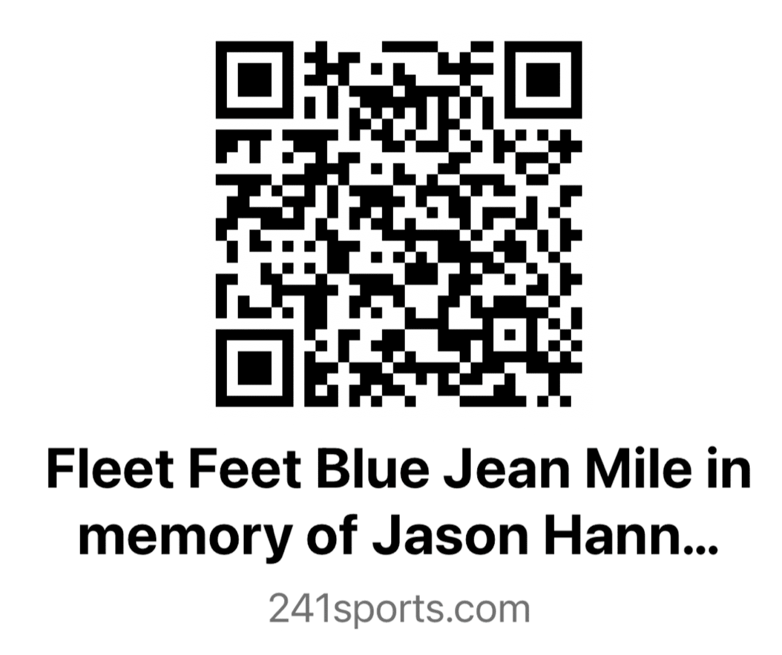 'Blue Jean Mile' Event in West Hartford Will Honor Jason Hannigan We