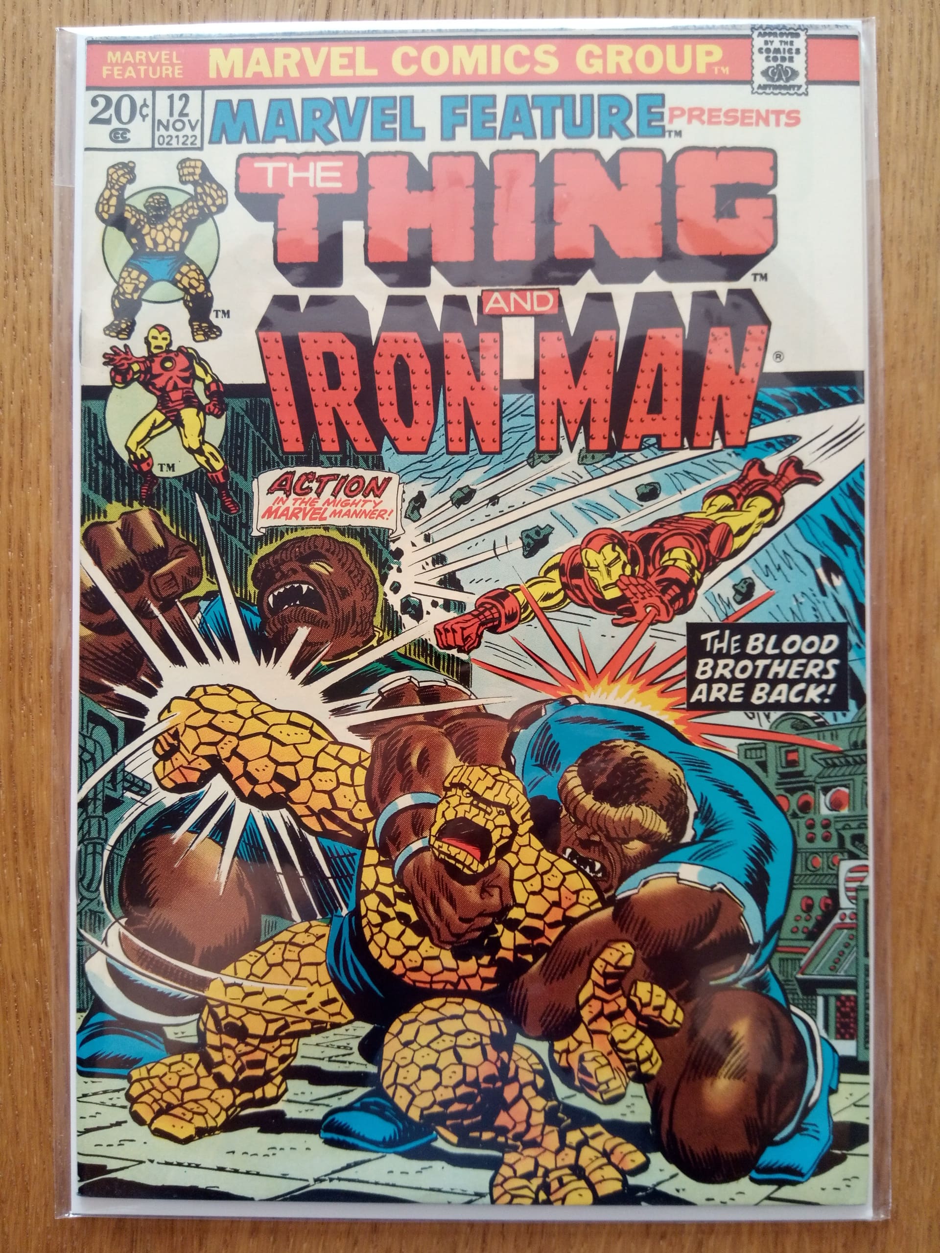 MARVEL FEATURE 12 (1971 1st Series) JIM STARLIN THING IRON MAN EARLY