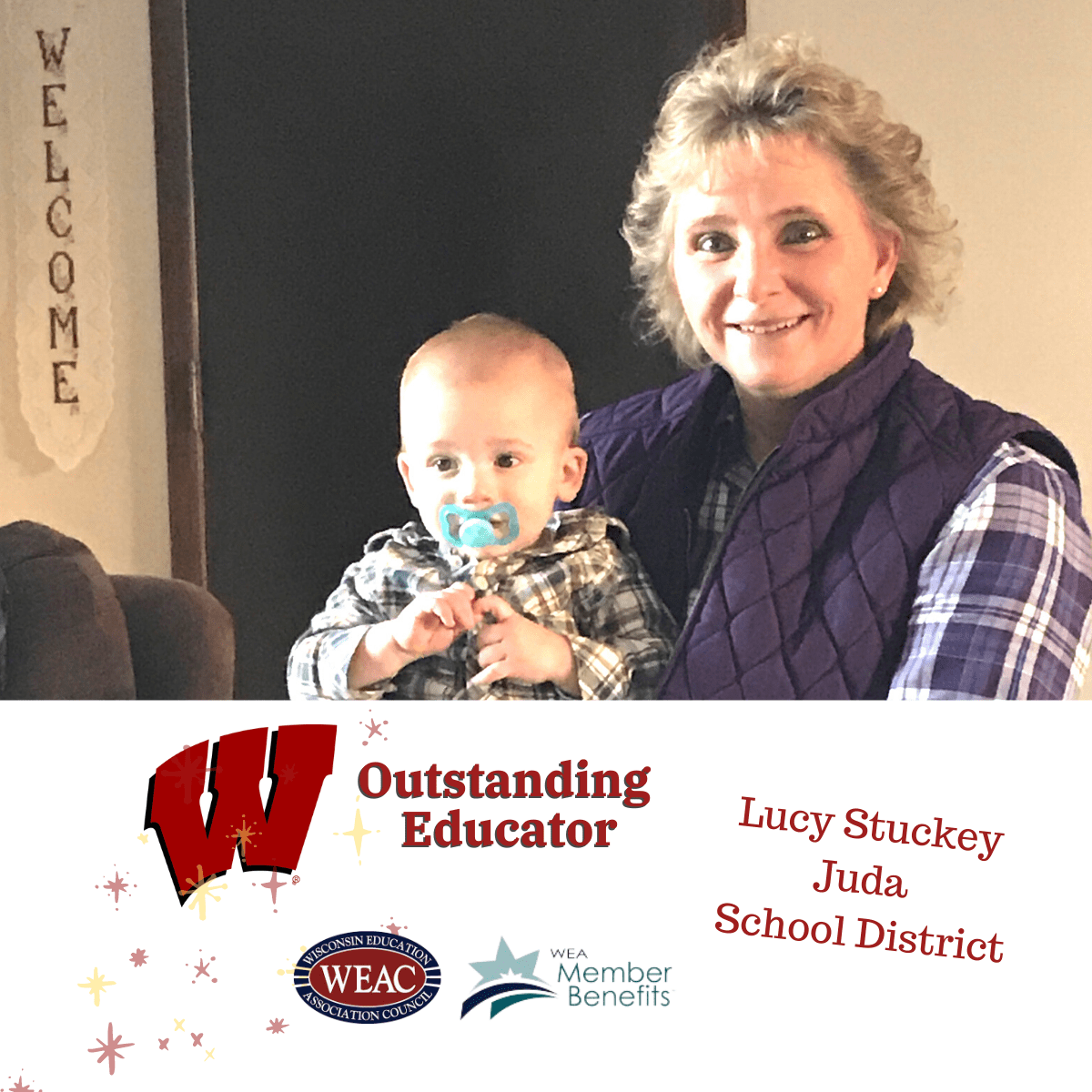 Lucy Stuckey, Juda Teacher, Named Badgers Outstanding Educator