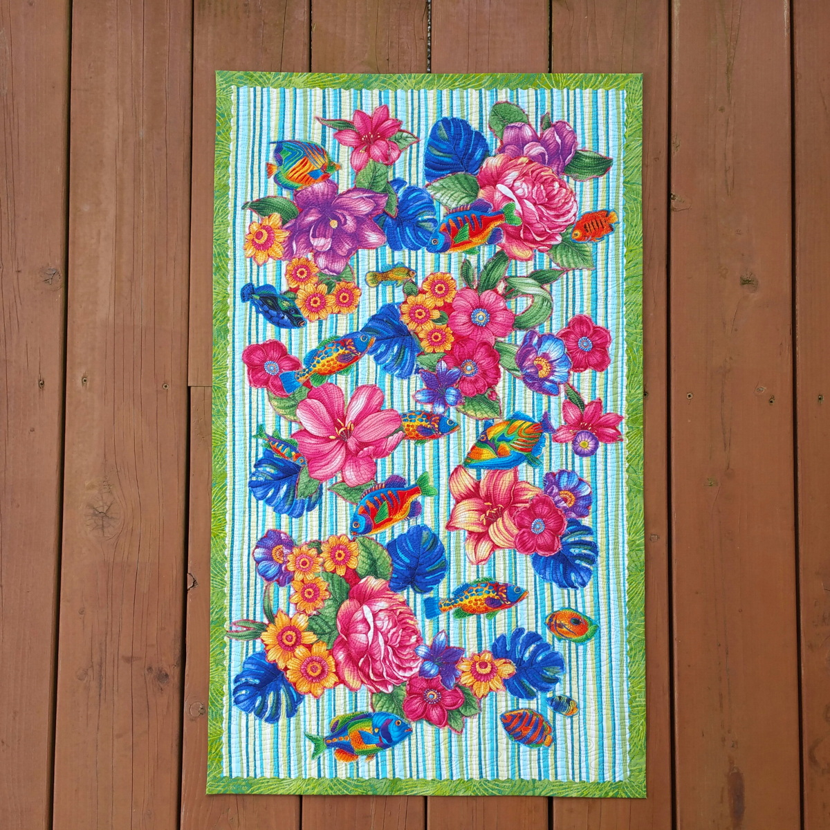 Spring Collage Quilt WeAllSew