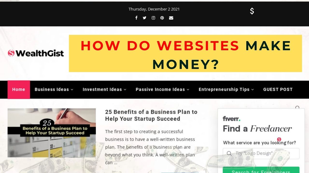 How to Make Money from a site (11 Easy Ways)