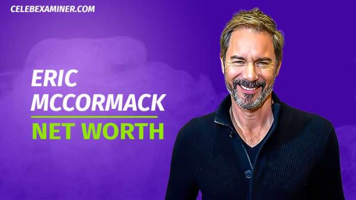 Eric mccormack net worth 2024