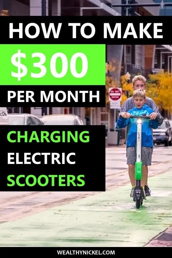 Make 300+ Per Month with Lime Electric Scooter Charging Side Hustle