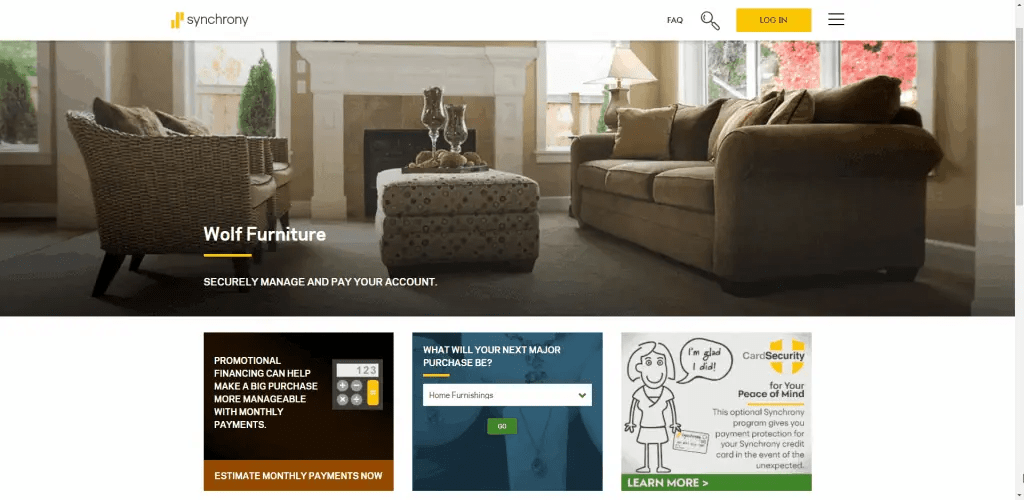 Wolf Furniture Credit Card Login Adress Account Bill Pay