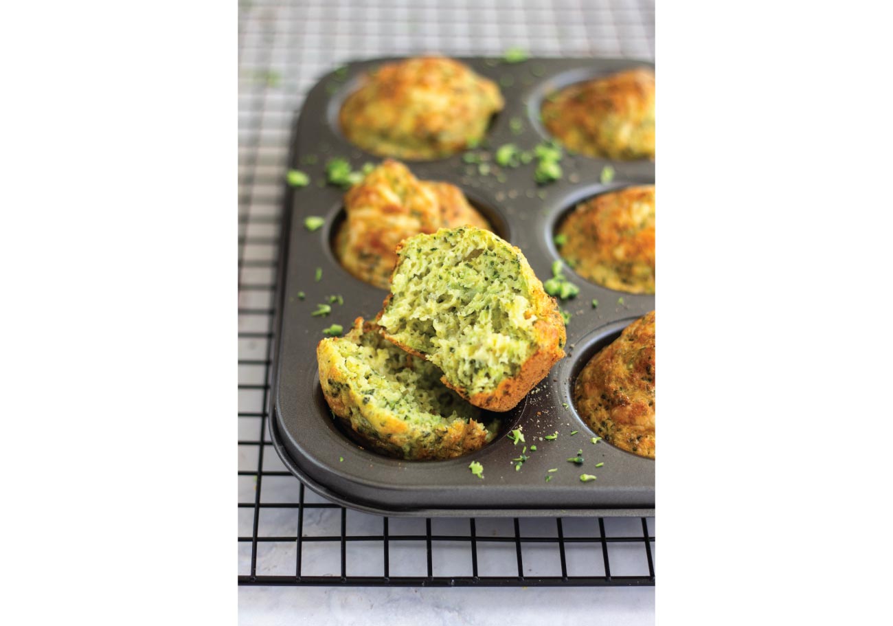 Spiced Broccoli and Cheese Muffins with thanks to London Paleo Girl