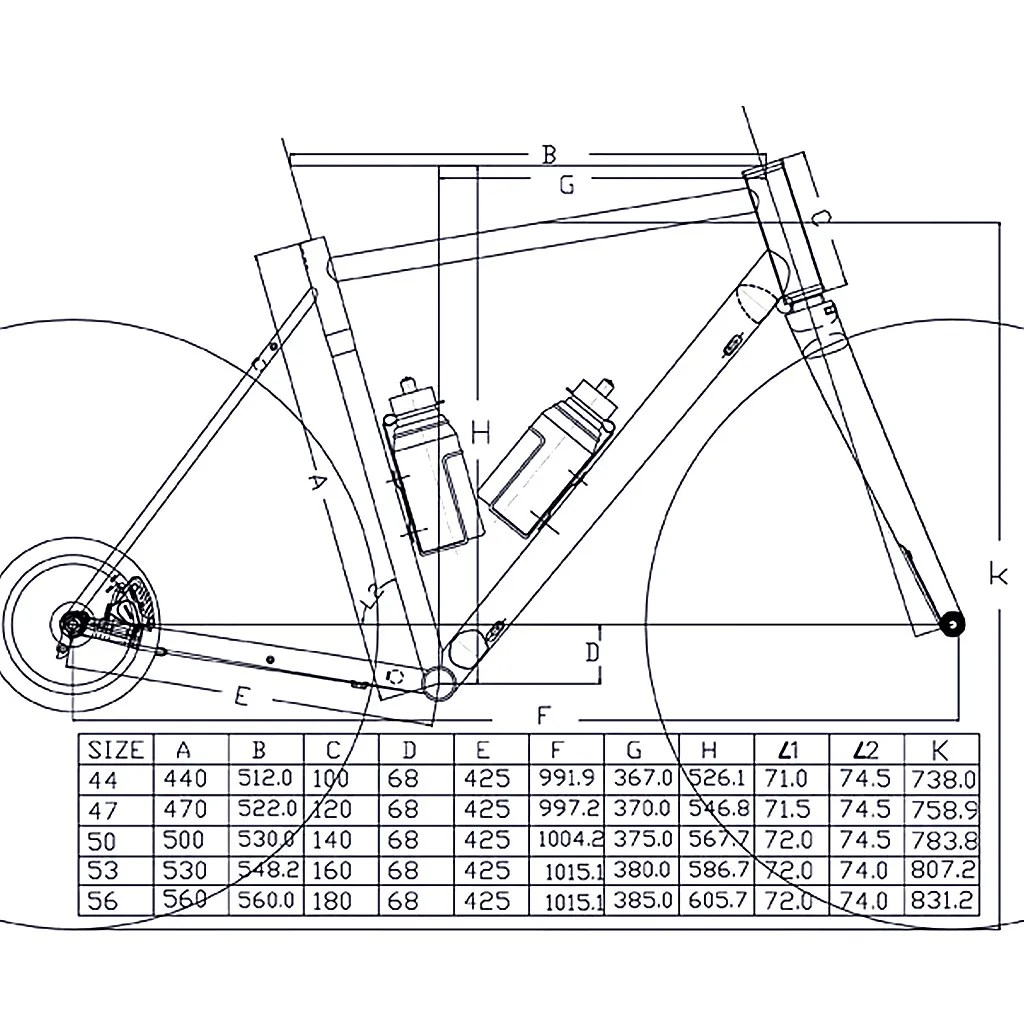 Gravel bike Frameset weapon CX07G Butted Crom Steel Tube