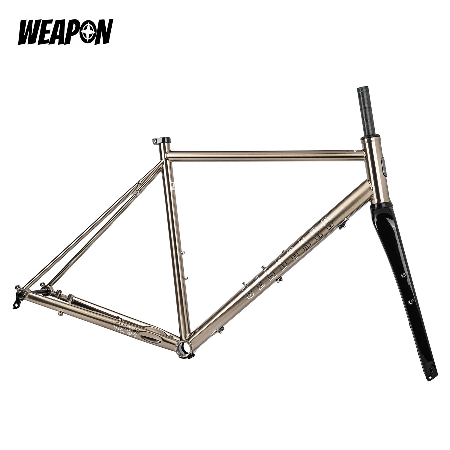 Gravel bike Frameset weapon CX07G Butted Crom Steel Tube