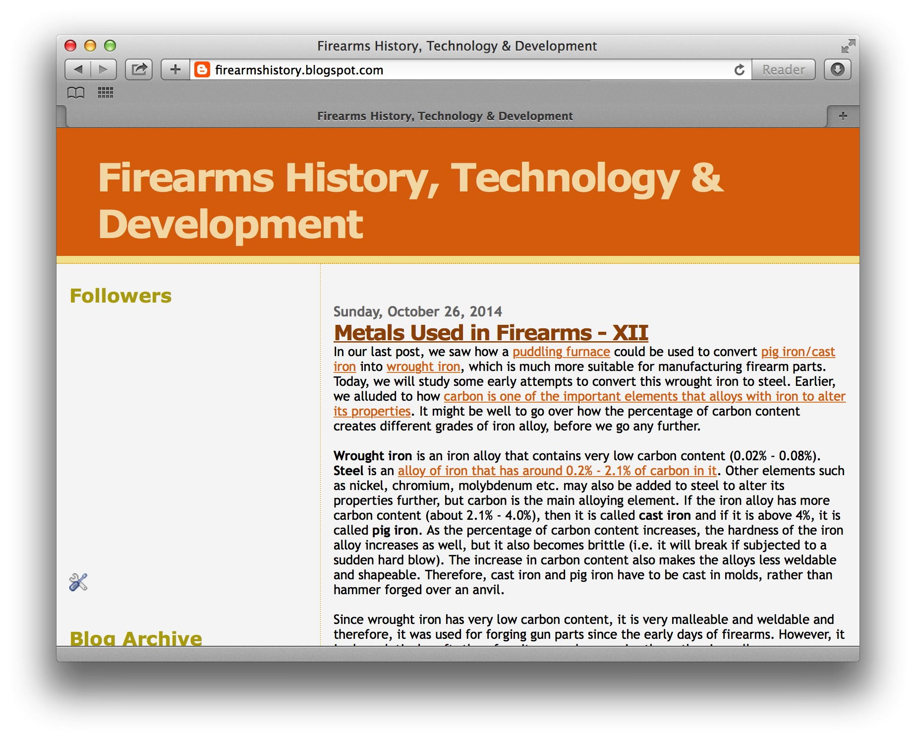 Wednesday Weapons site of the Week Firearms History, Technology