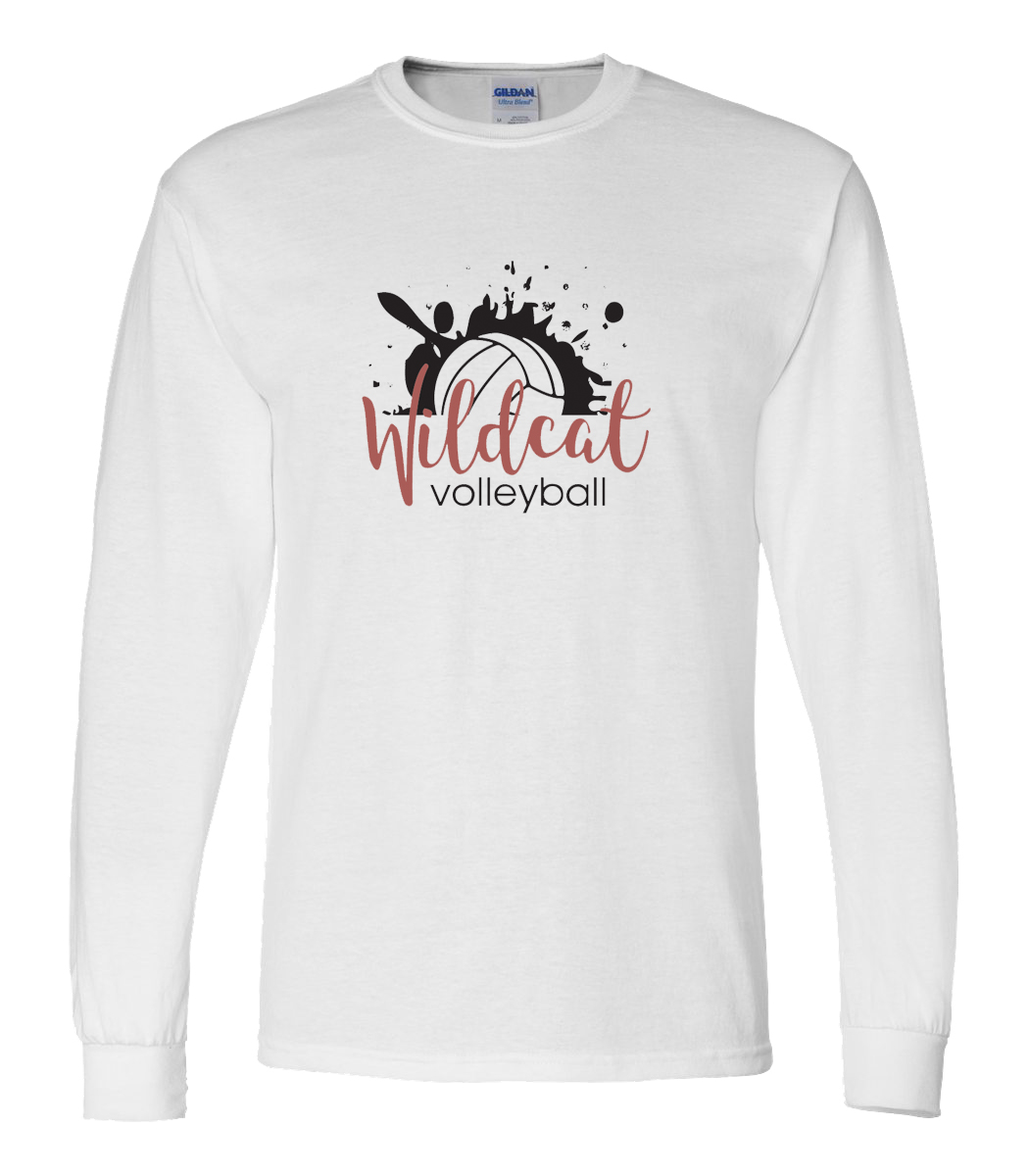Moundridge Wildcats "Volleyball" LongSleeve TShirt Atomic