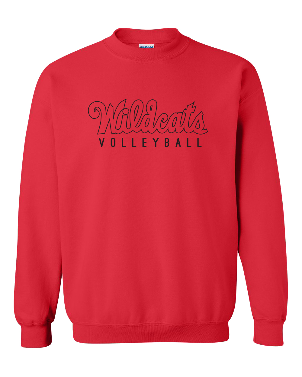 Moundridge High School Volleyball Crewneck Sweatshirts Atomic