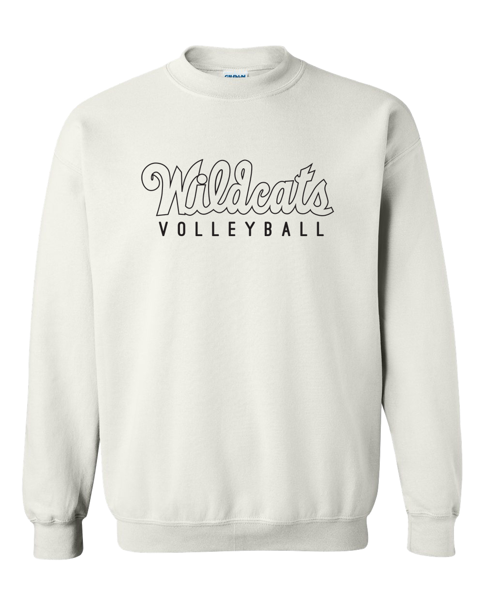 Moundridge High School Volleyball Crewneck Sweatshirts Atomic