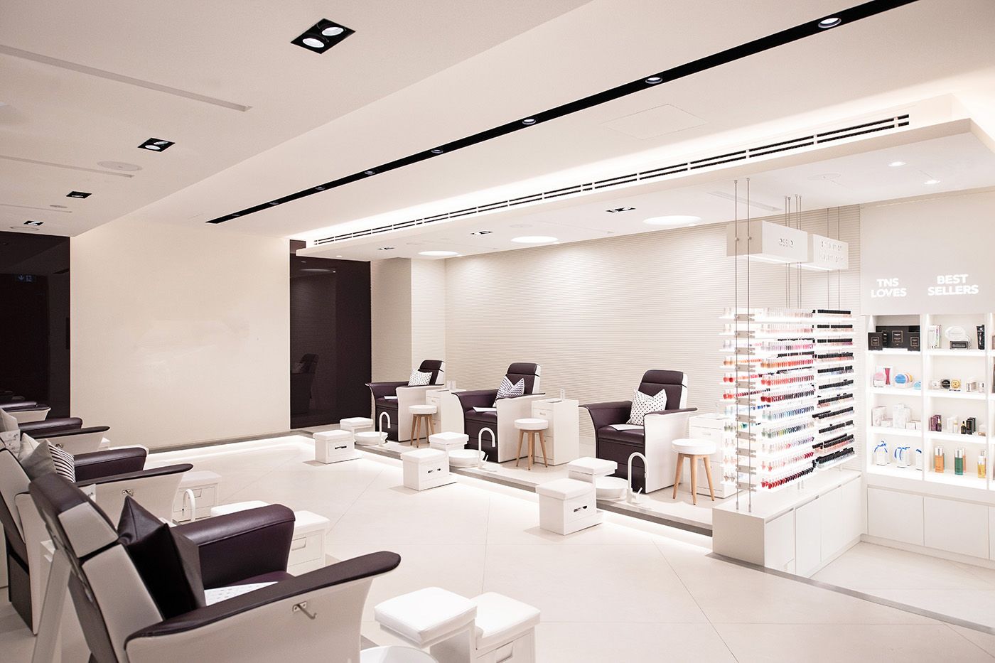 The Nail Spa Design by Paul Interior Design Dubai UAE