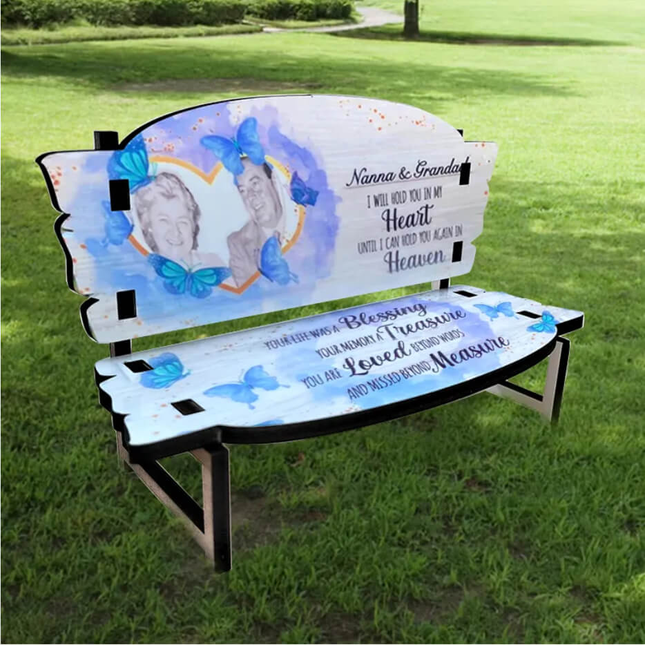 MDF Chair Sublimation Blanks Memorial Gift Benches We Are Blanks