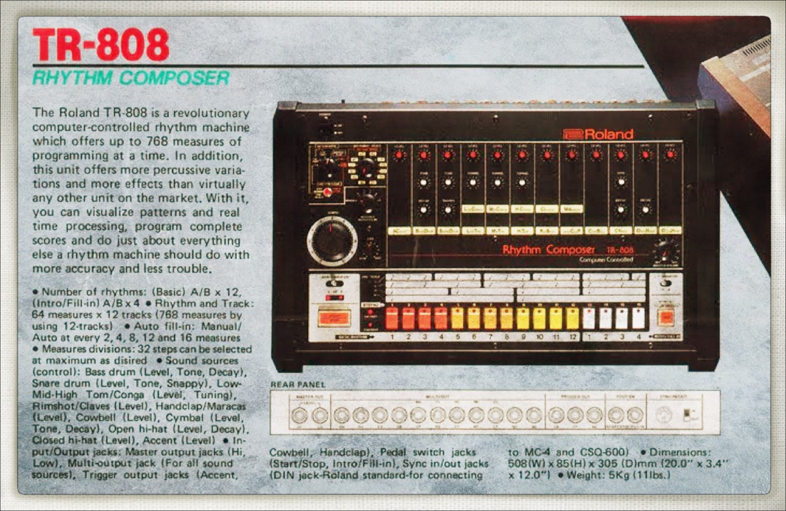 The 808 Drum Machine, 198083 ILI 5
