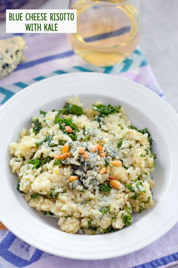 Blue Cheese Risotto with Kale Recipe We are not Martha