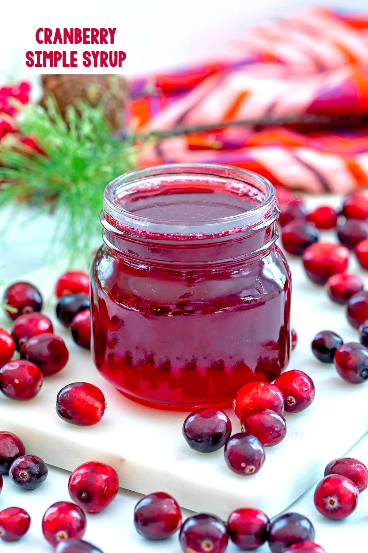 Cranberry Simple Syrup Recipe We are not Martha
