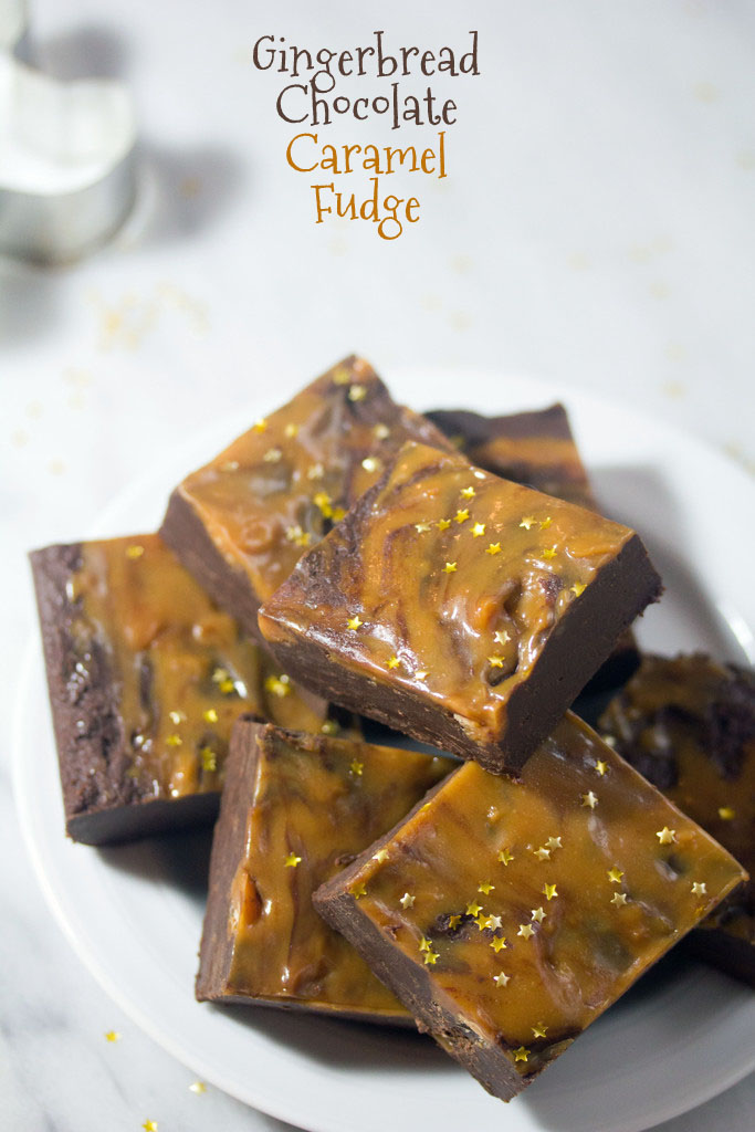 Gingerbread Chocolate Caramel Fudge We are not Martha
