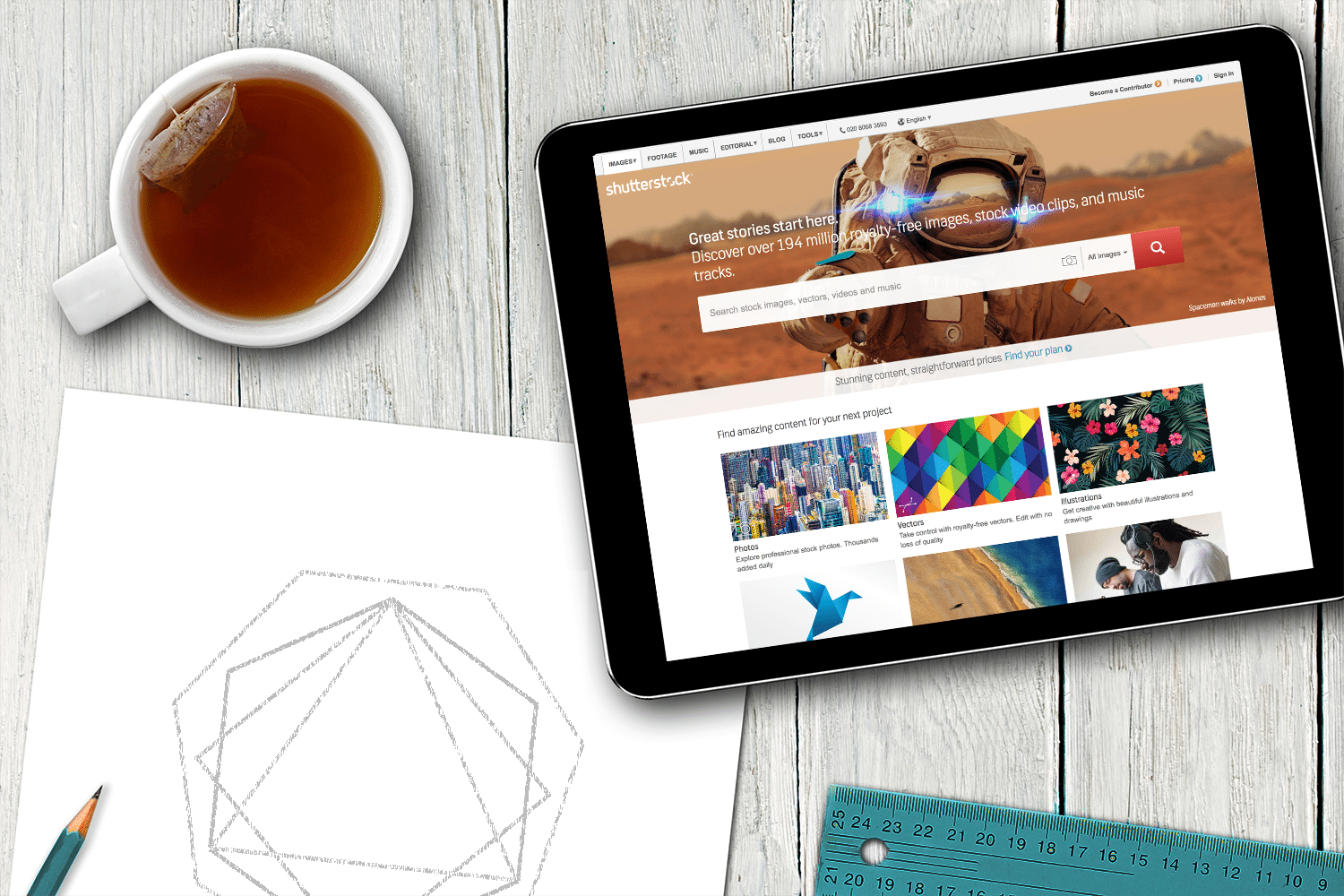 Is Shutterstock worth it? I'd love our stuff to be more visual but don