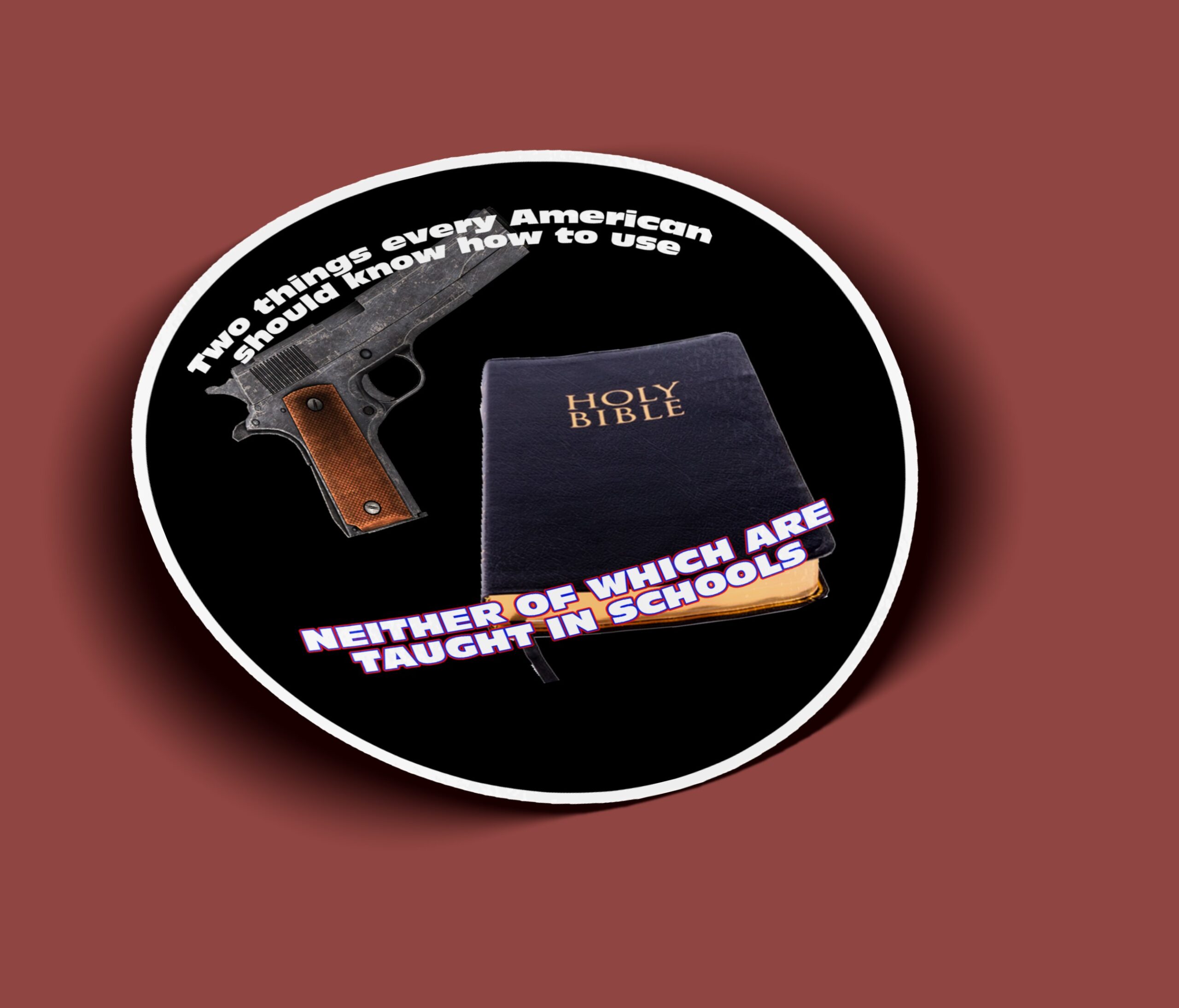 Two Things Every American Should Know how to use Sticker WeAreRight