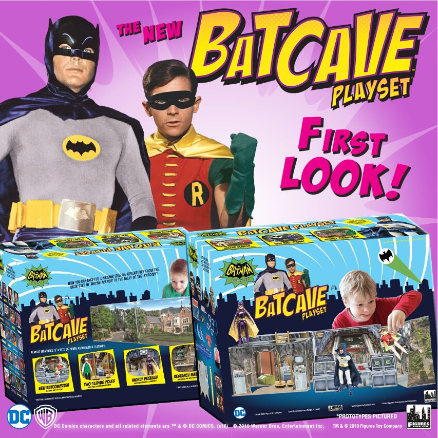 FIGURES TOY COMPANY Presents Batcave '66 and The Atom! Second Union