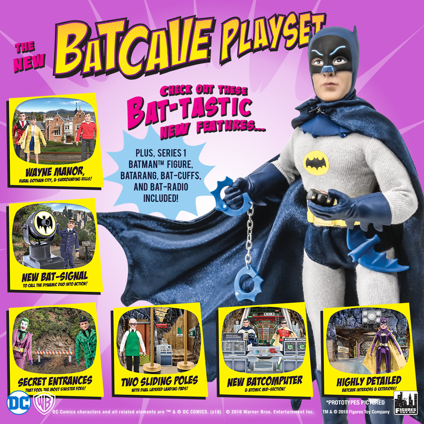FIGURES TOY COMPANY Presents Batcave '66 and The Atom! Second Union