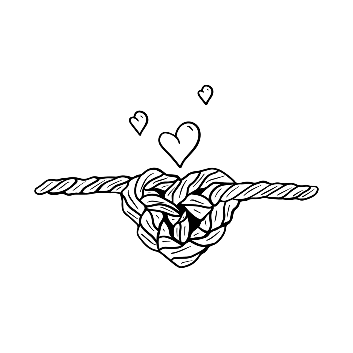 Premium 'Love Knot' Illustration Valentine’s Day