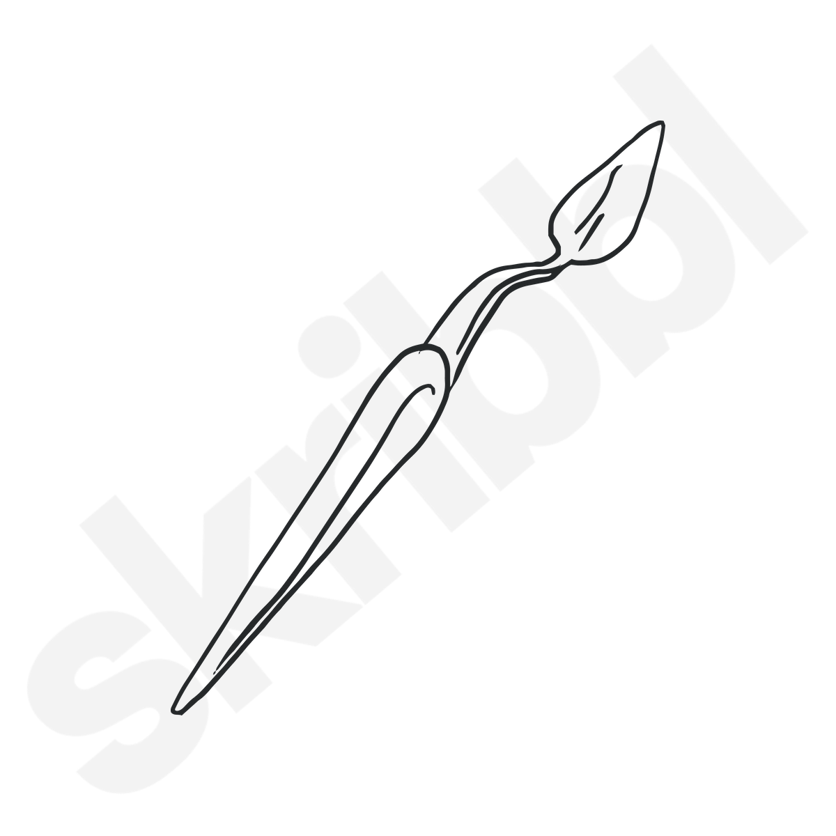 'Painting Knife' Illustration Creative Learning