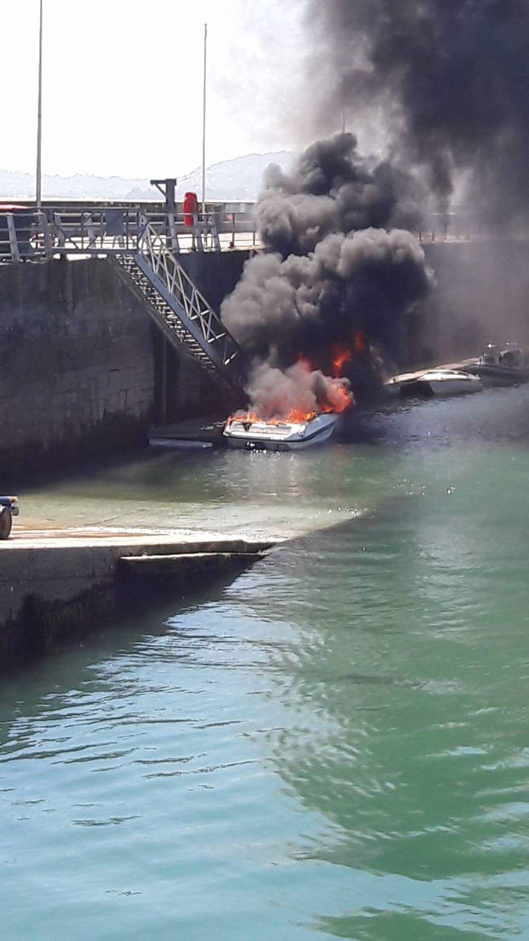 Fire crews called to boat fire at Torquay harbour We Are South Devon