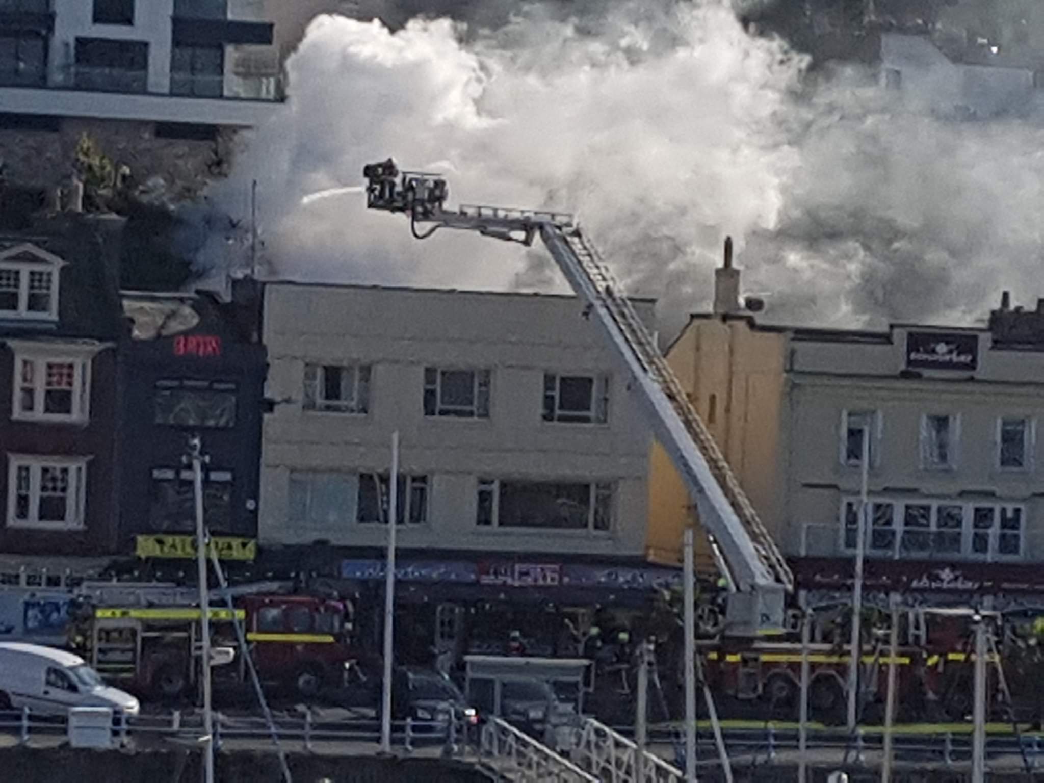 Fire crews battle major blaze at Torquay harbourside We Are South Devon