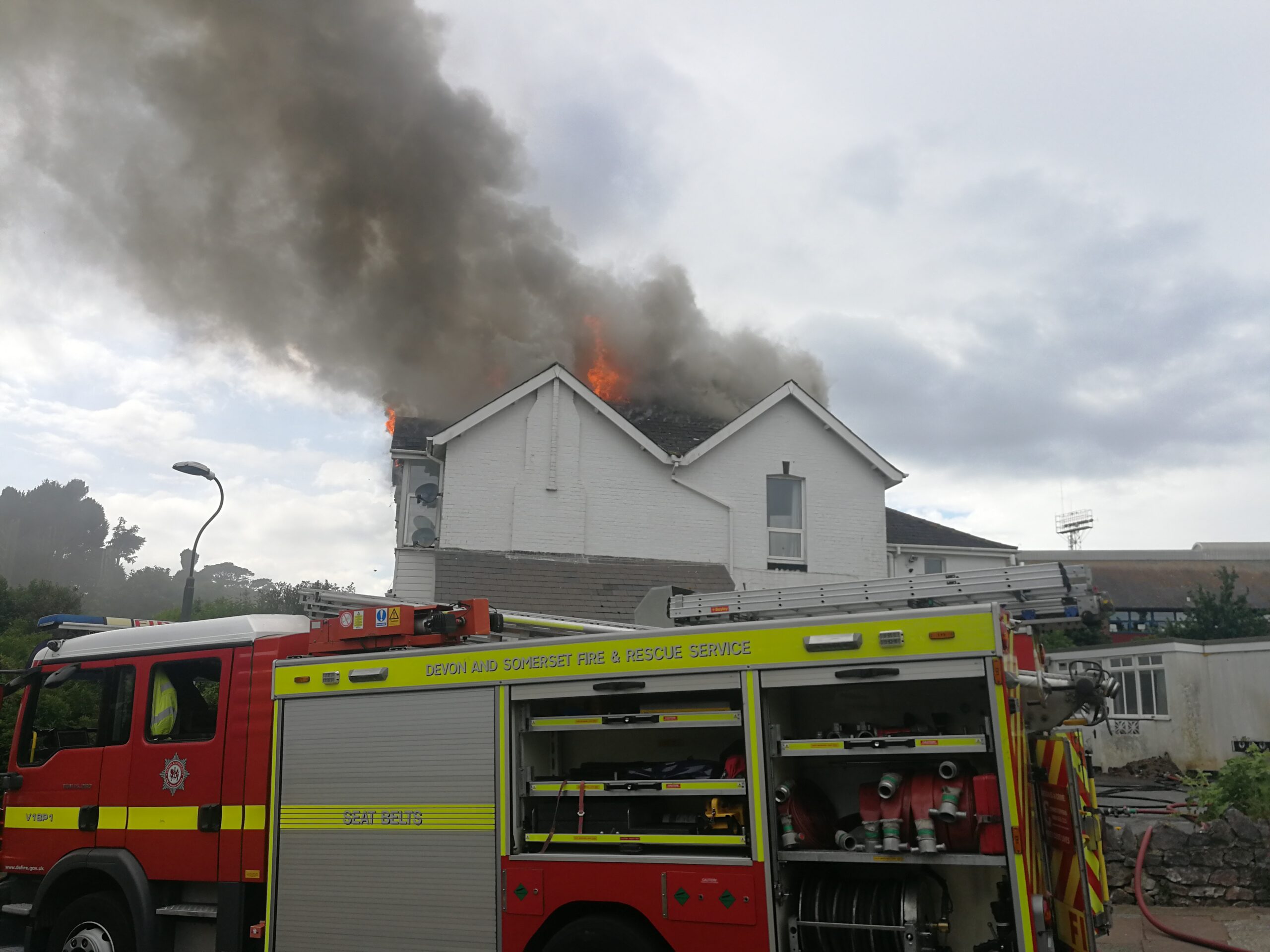 Person treated for burns and cat rescued from Torquay fire We Are South Devon
