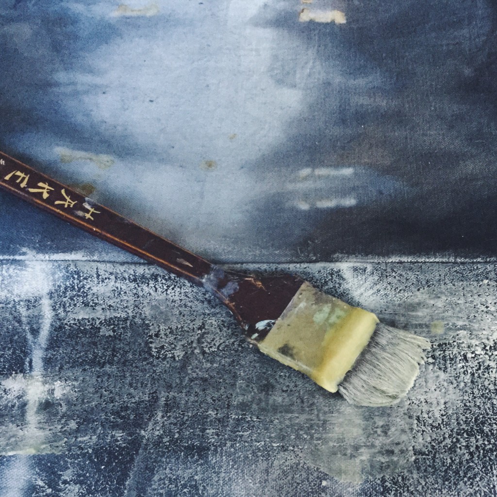 Waxed canvas floor mat We Are Stories Tracy Fillion