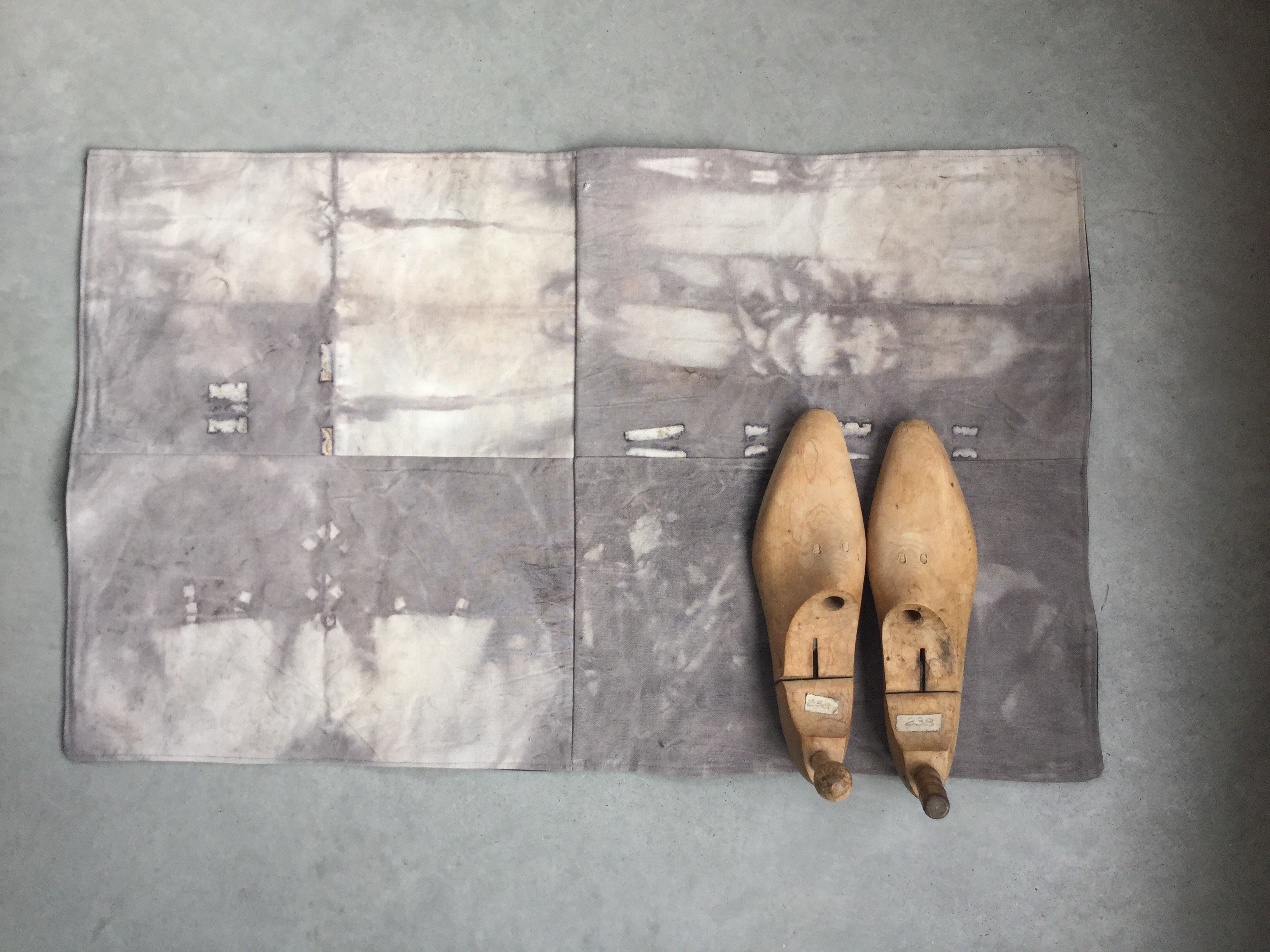 Waxed canvas floor mat We Are Stories Tracy Fillion