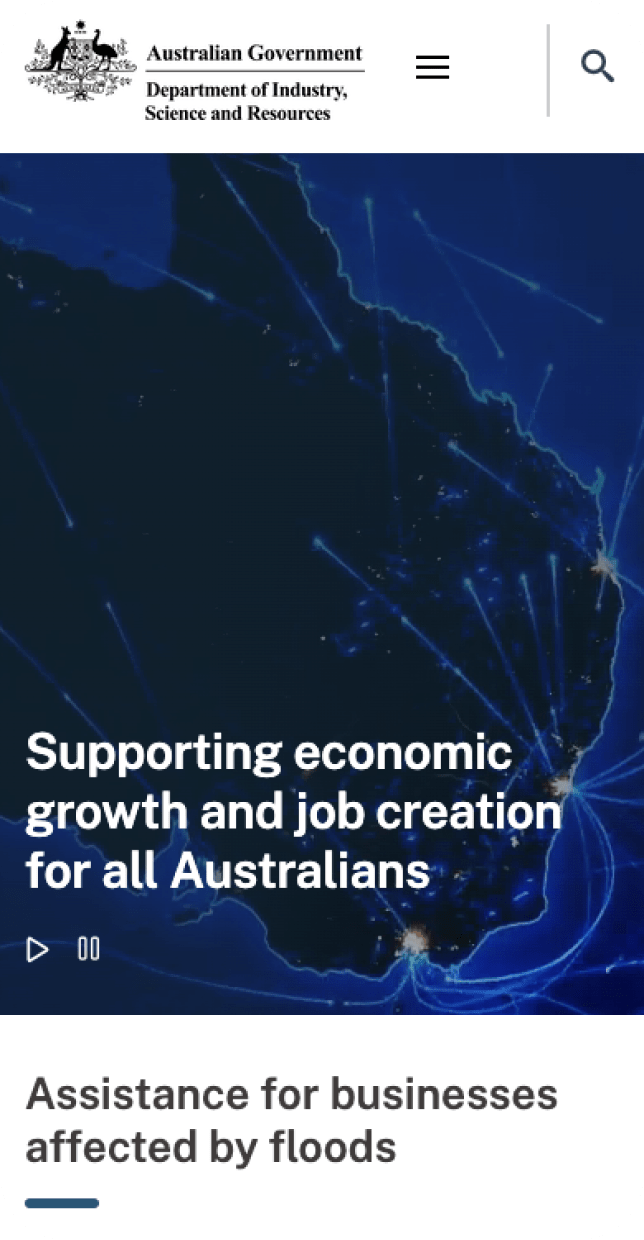 The Department of Industry, Science and Resources by Tank