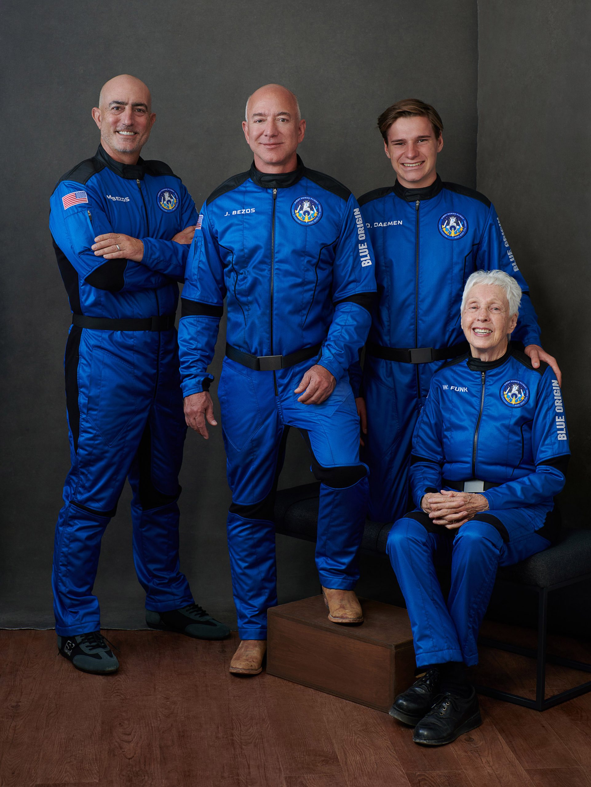 Blue Origin Astronaut Crew Flight Suits WeAreTechWomen Supporting